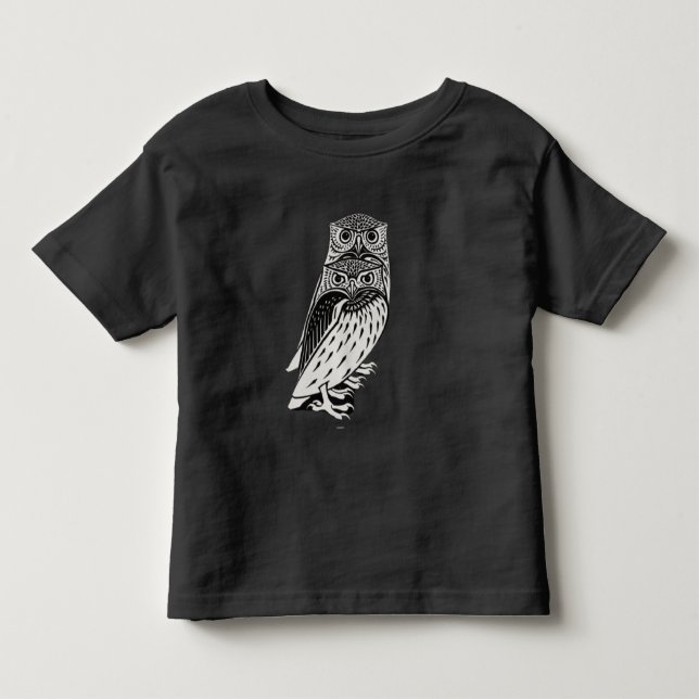 Camiseta De Bebé Búhos lindos (Anverso)