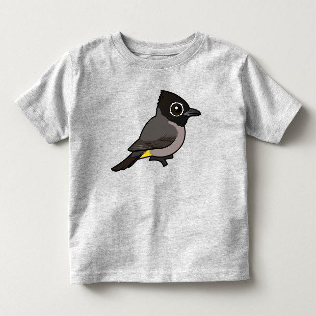 Camiseta De Bebé Bulbul de Espectáculo Blanco Birdorable (Anverso)
