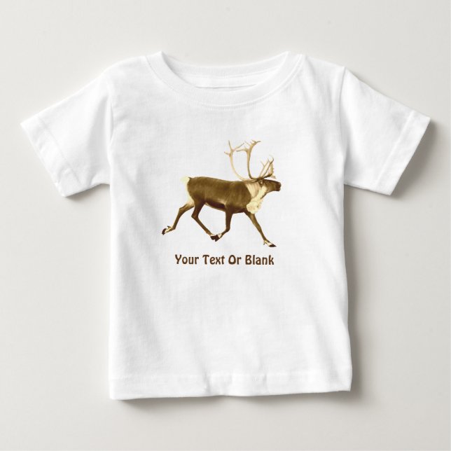 Camiseta De Bebé Bull Caribou - Sepia (Anverso)