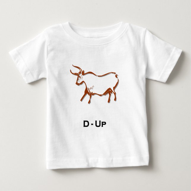 Camiseta De Bebé Bull D Up Brown (Anverso)
