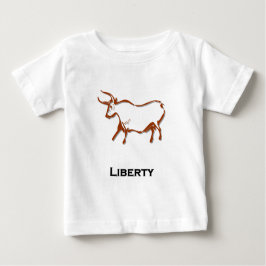 Camiseta De Bebé Bull Liberty Brown