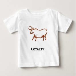 Camiseta De Bebé Bull Loyalty Brown