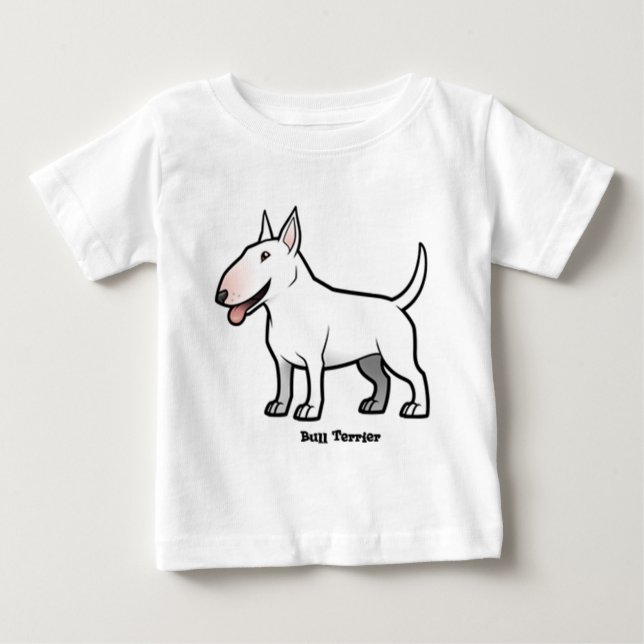 Camiseta De Bebé Bull Terrier (Anverso)