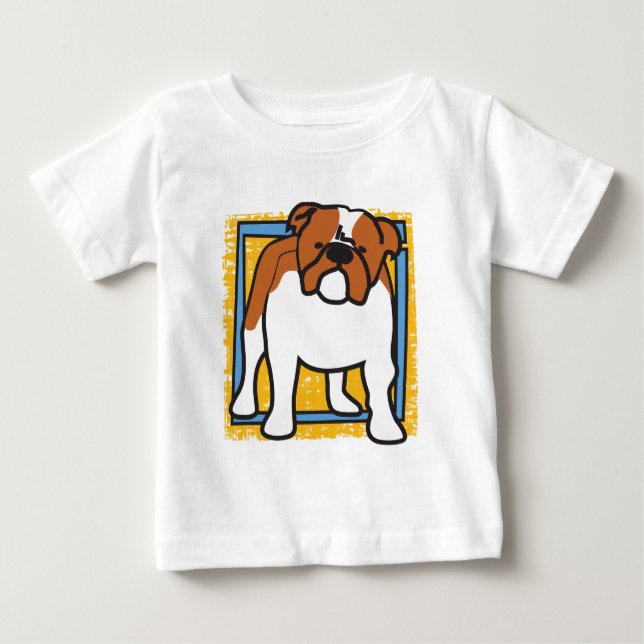 Camiseta De Bebé Bulldog (Anverso)