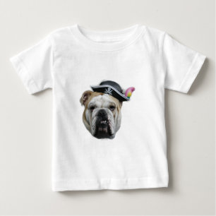 Camiseta De Bebé Bulldog del pirata
