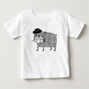Camiseta De Bebé Bulldog Desilusionado: Romance Triste