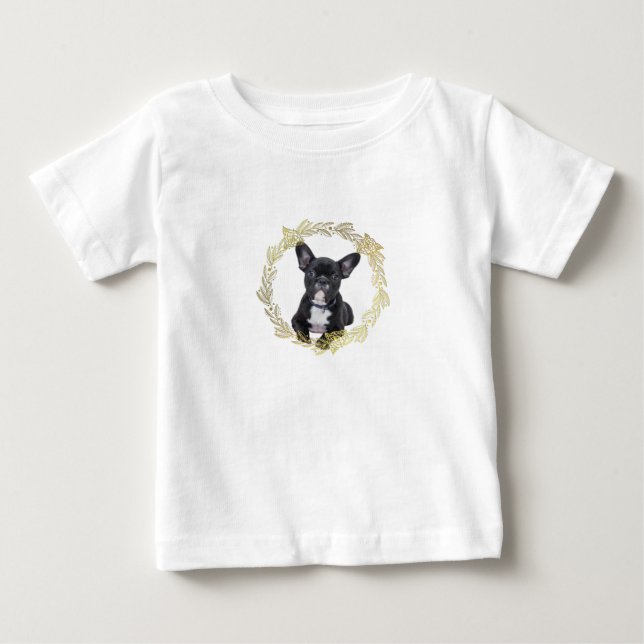 Camiseta De Bebé Bulldog francés (Anverso)