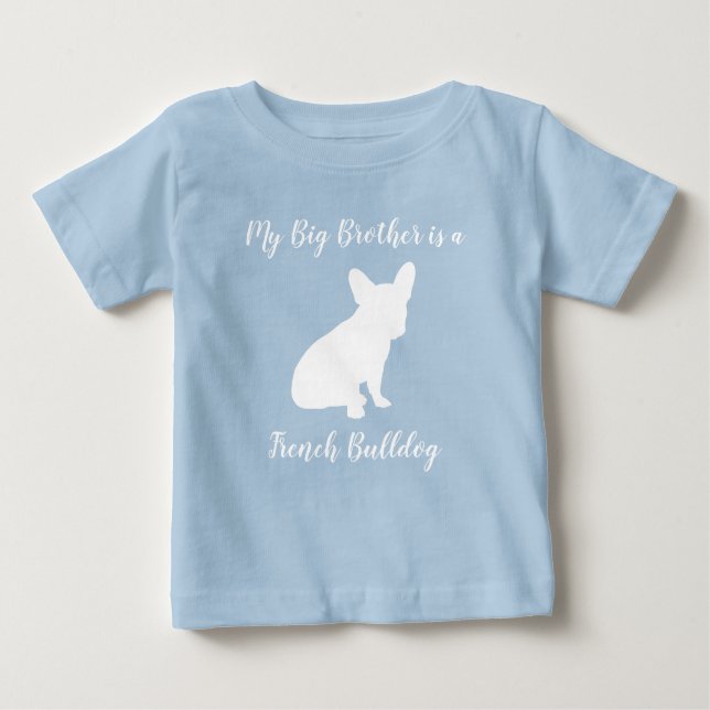 Camiseta De Bebé Bulldog francés Baby Shower Frenchie (Anverso)