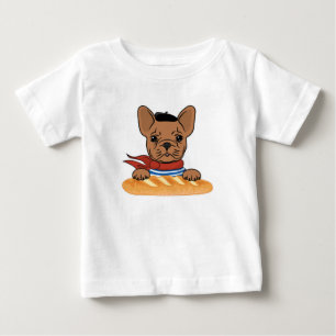 Camiseta De Bebé Bulldog francés gracioso - Perdonen mi francés