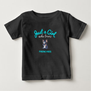 Camiseta De Bebé Bulldog Francés Para Niñas Niños Bulldog Francés