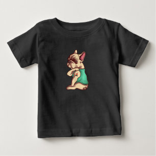 Camiseta De Bebé bulldog francés perro me encanta mamá tatuaje rega