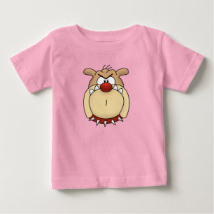 Camiseta De Bebé Bulldog Infantil Orgánico Rastrero