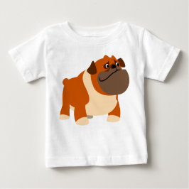 Camiseta De Bebé Bulldog inglés lindo ropa para bebé