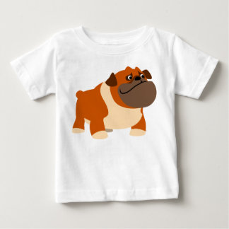 Camiseta De Bebé Bulldog inglés lindo ropa para bebé