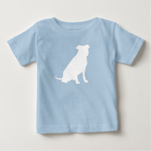 Camiseta De Bebé Bulldog Pit Baby Shower Blue Boy Pitbull