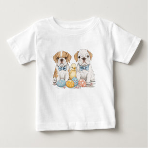 Camiseta De Bebé Bulldoges en inglés de Pascua