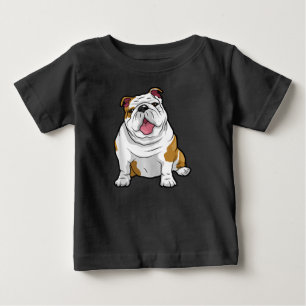Camiseta De Bebé Bulldoges ingleses sorprendentes perros de Bulldog