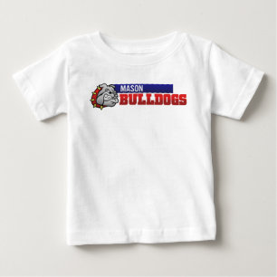 Camiseta De Bebé Bulldoges Mason #3