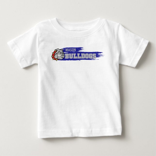Camiseta De Bebé Bulldoges Mason #6 (Anverso)