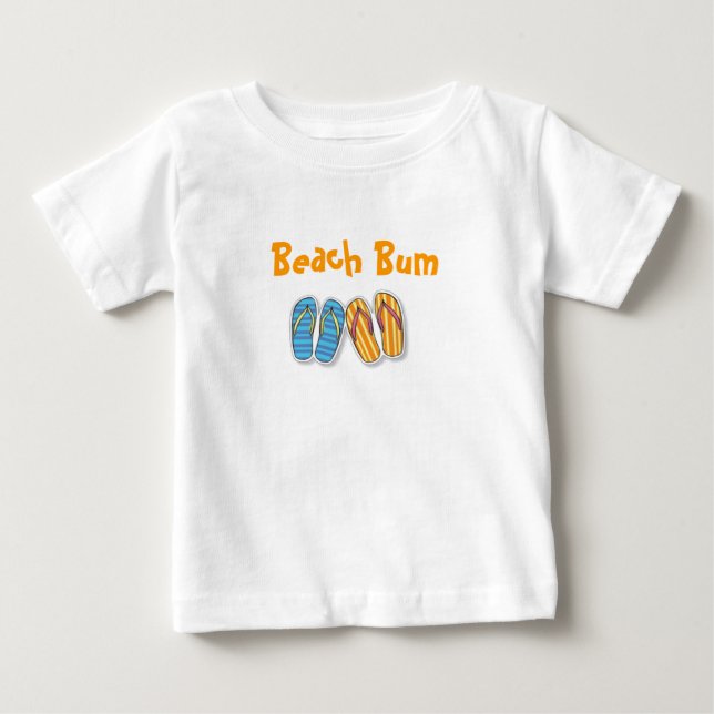 Camiseta De Bebé Bum de playa (Anverso)