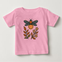 Camiseta De Bebé Bumble Bee Love