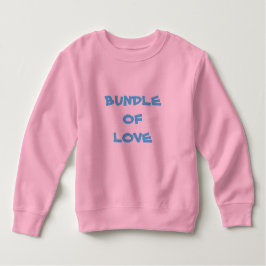 Camiseta De Bebé BUNDANTE DE AMOR - Simple Cute Rosa / Azul