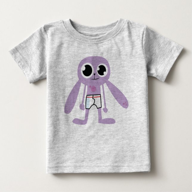 Camiseta De Bebé bunnie del undie (Anverso)