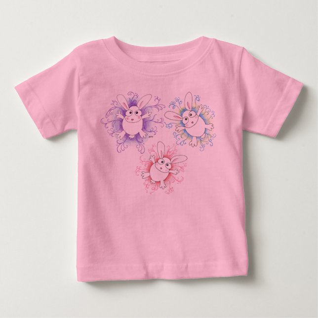 Camiseta De Bebé Bunnies, bunnies, bunnies (Anverso)