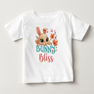 Camiseta De Bebé Bunny Bliss: Suave y dulce