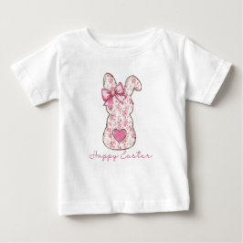 Camiseta De Bebé Bunny Coquette Bow