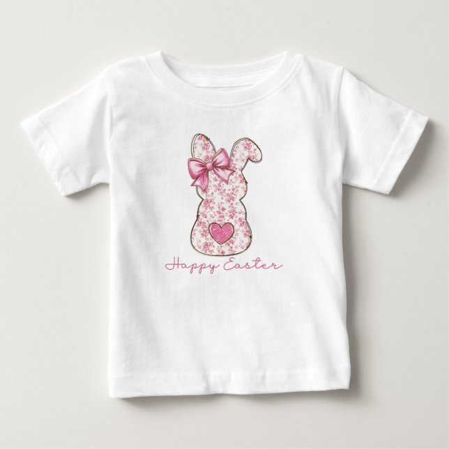 Camiseta De Bebé Bunny Coquette Bow (Anverso)