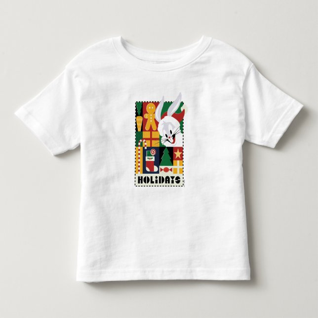 Camiseta De Bebé BUNNY™ Holidays Badge de LOONEY TUNES™ BUGS BUNNY™ (Anverso)