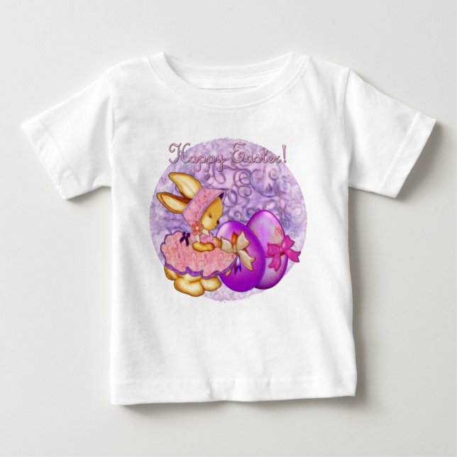 Camiseta De Bebé Bunny Hop Easter (Anverso)