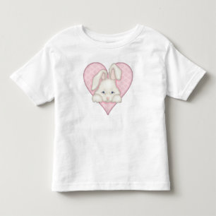 Camiseta De Bebé Bunny Love Pink