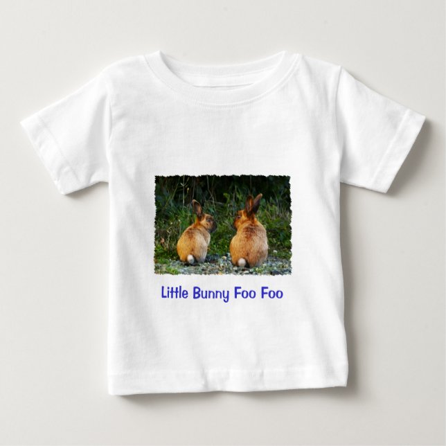 Camiseta De Bebé BUNNY LOVE Wild Rabbit Collection (Anverso)