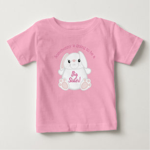 Camiseta De Bebé Bunny Rabbit Baby Shower Pink