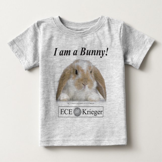 Camiseta De Bebé Bunny-Shirt (Anverso)