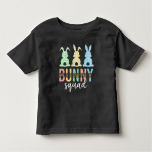 Camiseta De Bebé Bunny Squad   Caza de huevos de Pascua Conejito