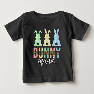 Camiseta De Bebé Bunny Squad   Caza de huevos de Pascua Conejito