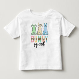 Camiseta De Bebé Bunny Squad | Caza de huevos de Pascua Conejito