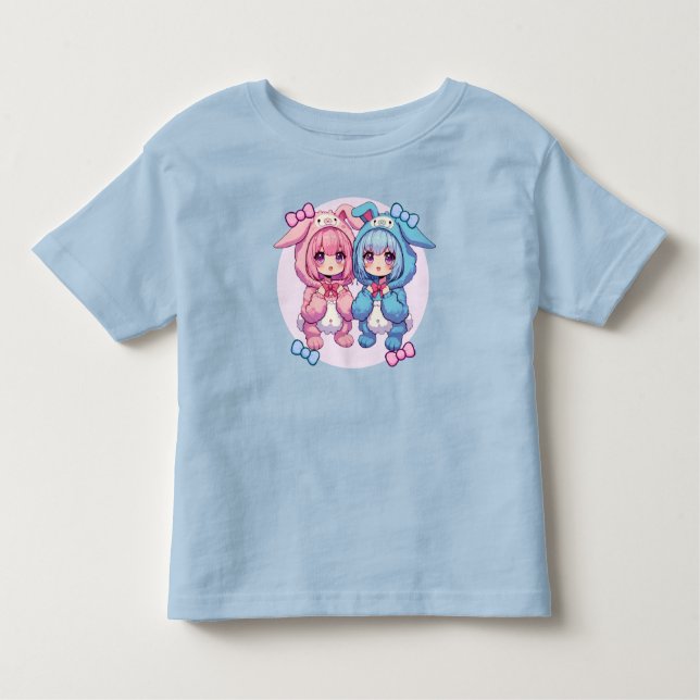 Camiseta De Bebé Bunny Twins (Anverso)