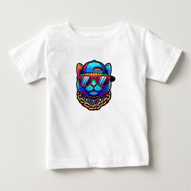 Camiseta De Bebé Bunte Partykatze (Anverso)
