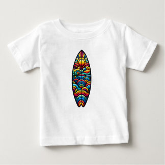 Camiseta De Bebé Buntes Surfbrett