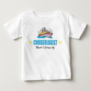 Camiseta De Bebé Buque de crucero divertido