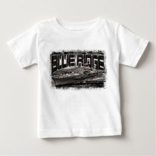 Camiseta De Bebé Buque de mando Blue Ridge Baby Romper T-Shirt