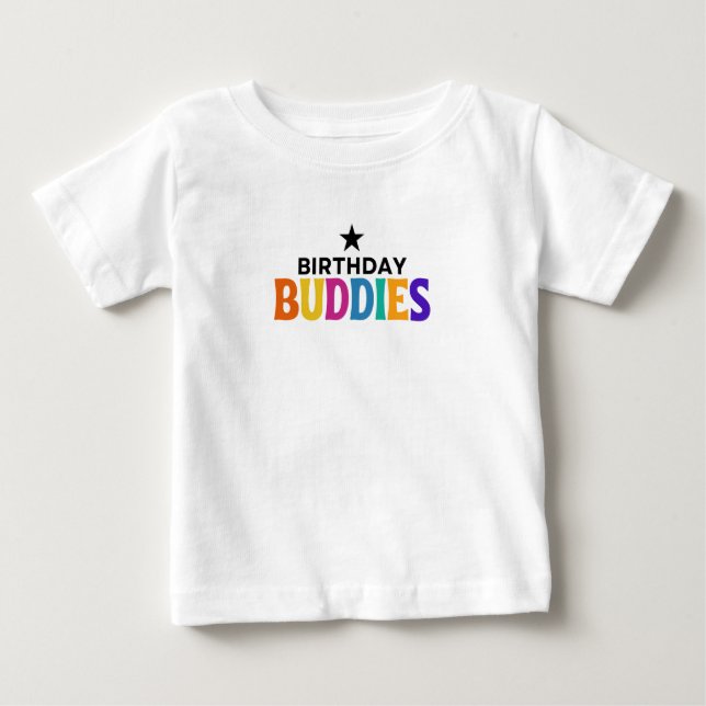 Camiseta De Bebé Buques de cumpleaños (Anverso)