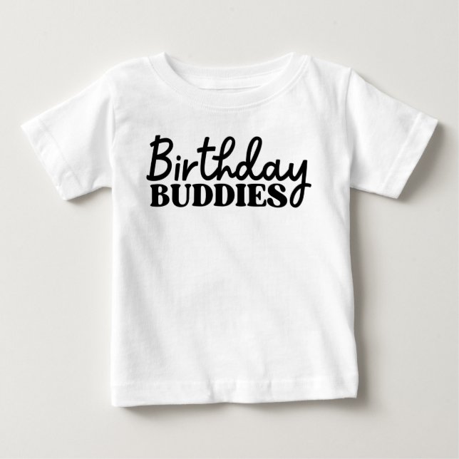 Camiseta De Bebé Buques de cumpleaños (Anverso)