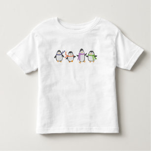 Camiseta De Bebé Buques pingüinos