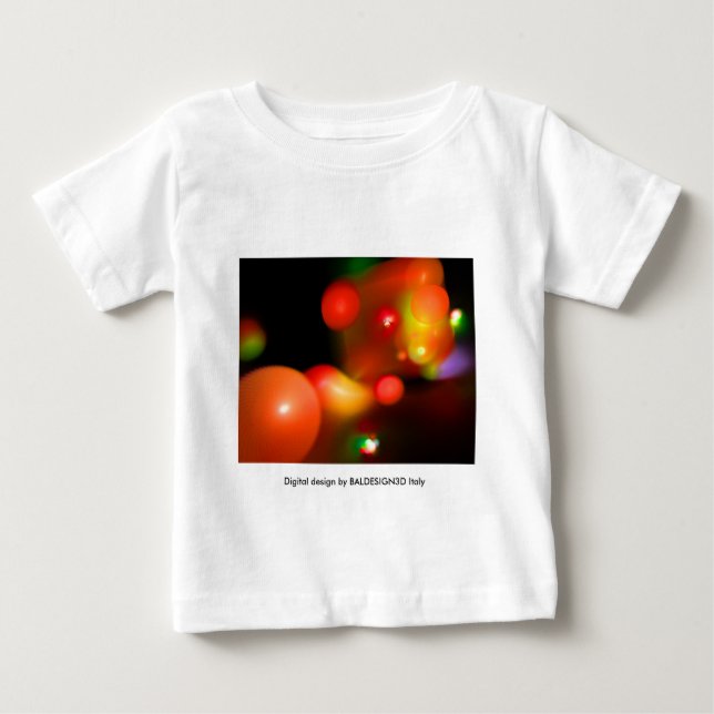 CAMISETA DE BEBÉ BURBUJAS CUANTUM (Anverso)