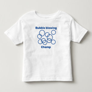 Camiseta De Bebé Burbujas resplandecientes, tierno, campeón de burb